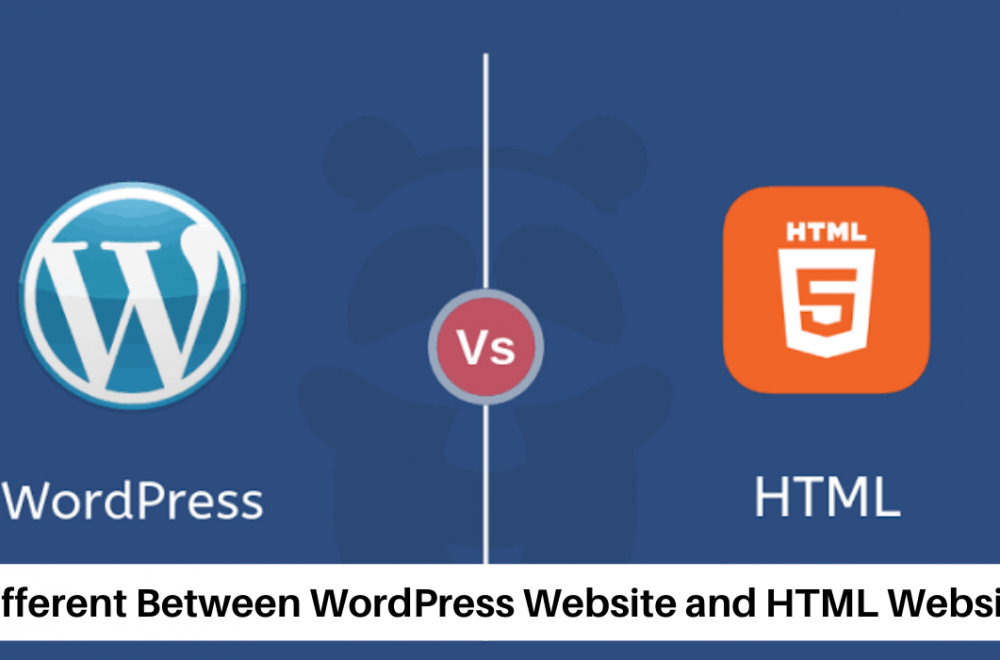 Different between WordPress Website and html website